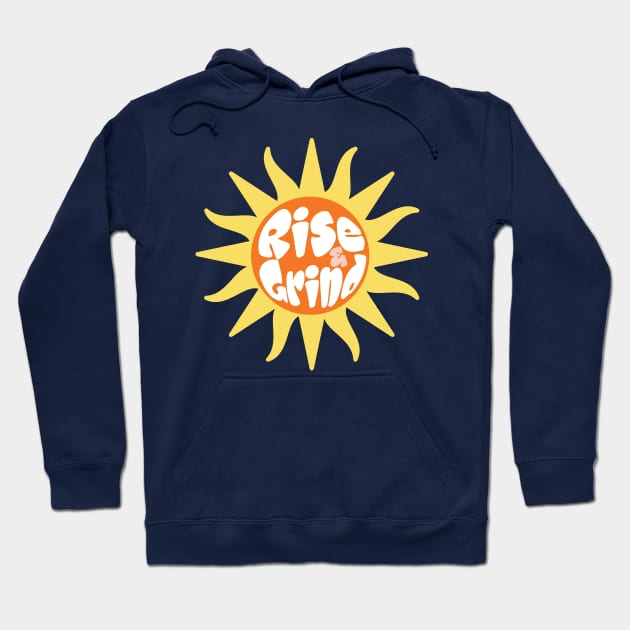 Rise and Grind Sun Hoodie by mirandashow